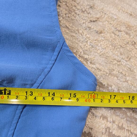 Vintage Express Stretch Sheath Dress Blue 90s Y2K Blue Juniors 5/6 - Picture 6 of 7